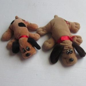 Pound Puppies lot of 2 plush